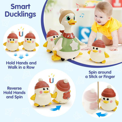 TinyNest™ Walking Light-Up Duck Toy
